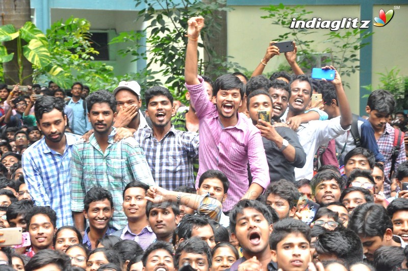 'Nene Raju Nene Mantri' Team @ K L University