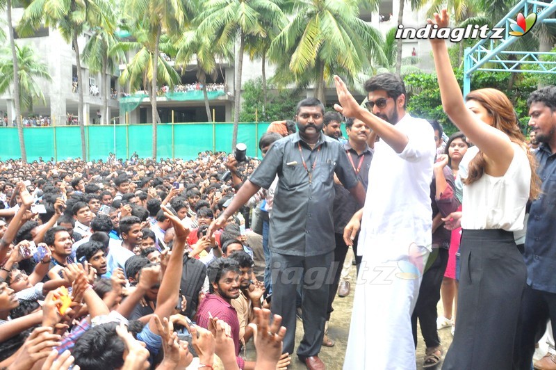 'Nene Raju Nene Mantri' Team @ K L University