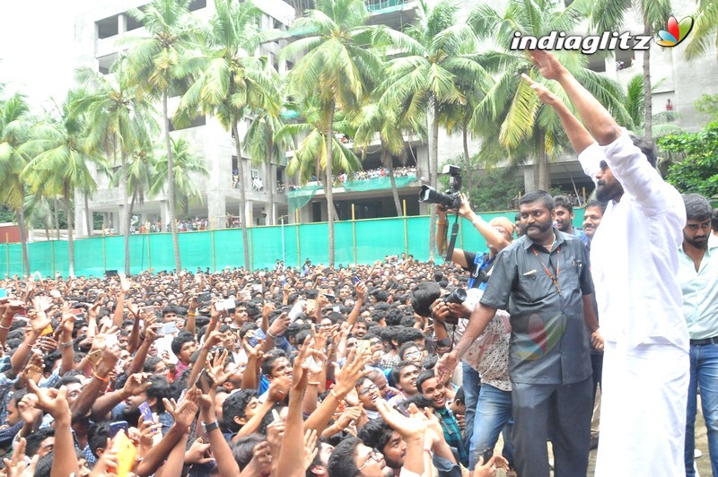 'Nene Raju Nene Mantri' Team @ K L University