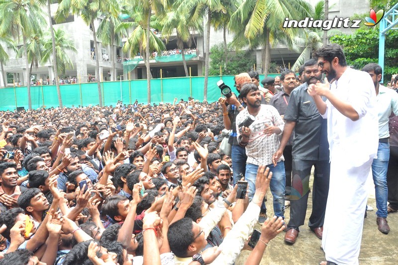 'Nene Raju Nene Mantri' Team @ K L University