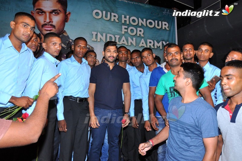 Army Officers Watch Naa Peru Surya