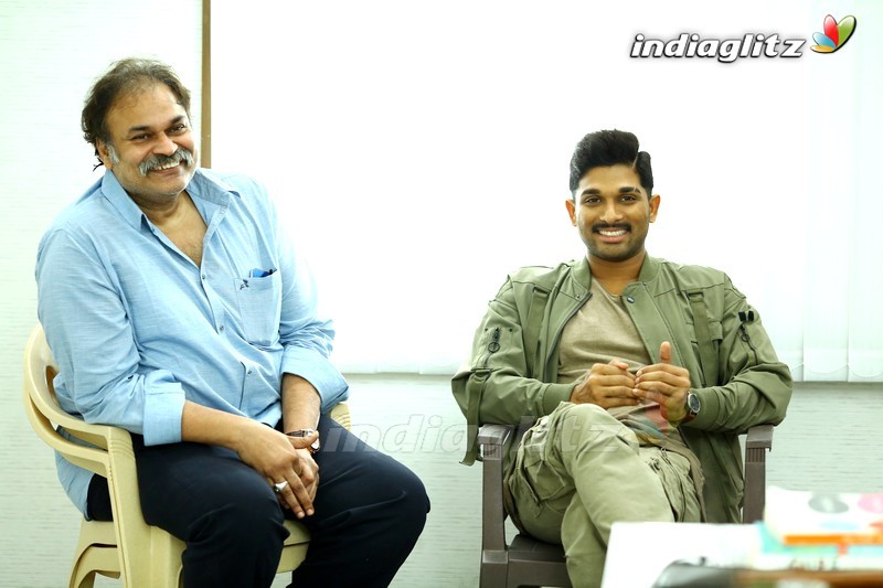 'Naa Peru Surya' On Location