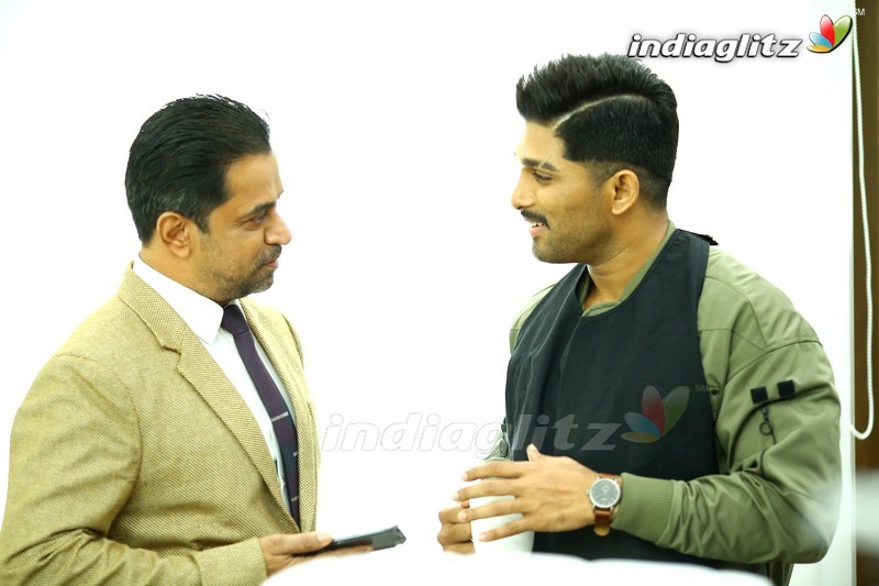 'Naa Peru Surya' On Location