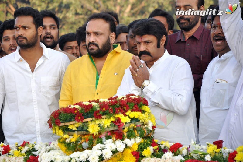 Celebs Pays Tribute At NTR Ghat