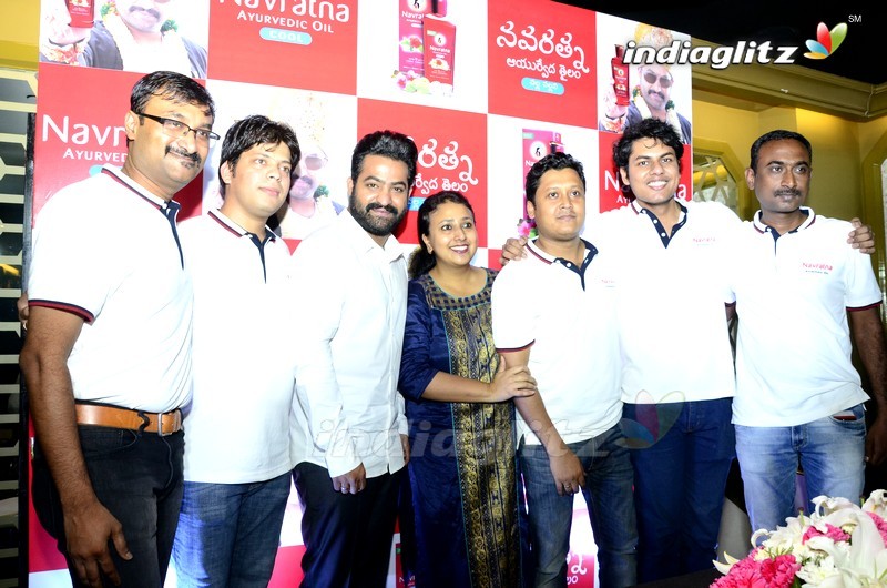 NTR at Navratna Ayurvedic Oil Cool Press Meet