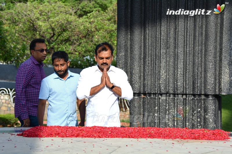 Jr NTR and Koratala Shiva @ Ntr Ghat