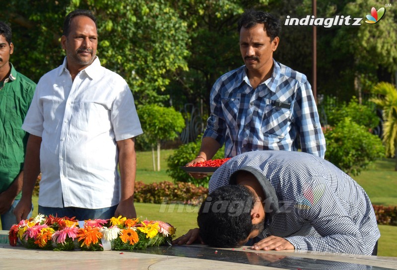 Jr NTR and Koratala Shiva @ Ntr Ghat