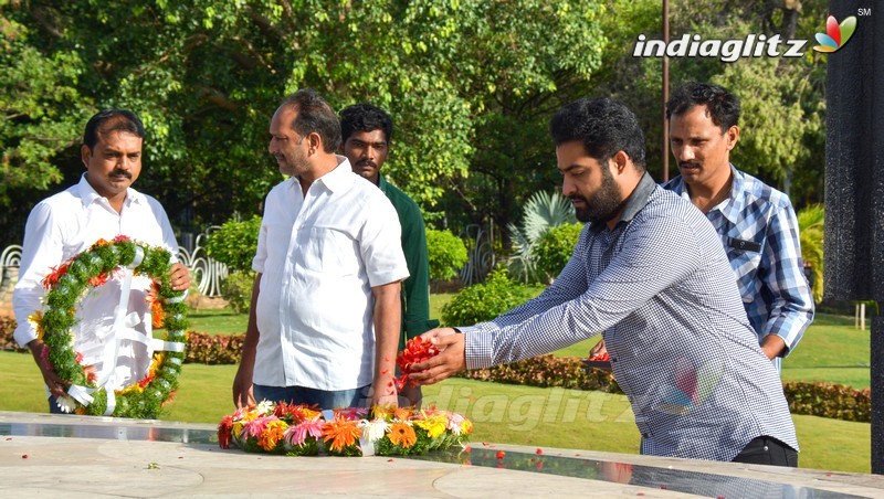 Jr NTR and Koratala Shiva @ Ntr Ghat