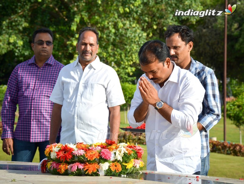 Jr NTR and Koratala Shiva @ Ntr Ghat