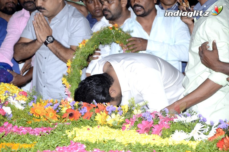 Jr NTR and Koratala Shiva @ Ntr Ghat