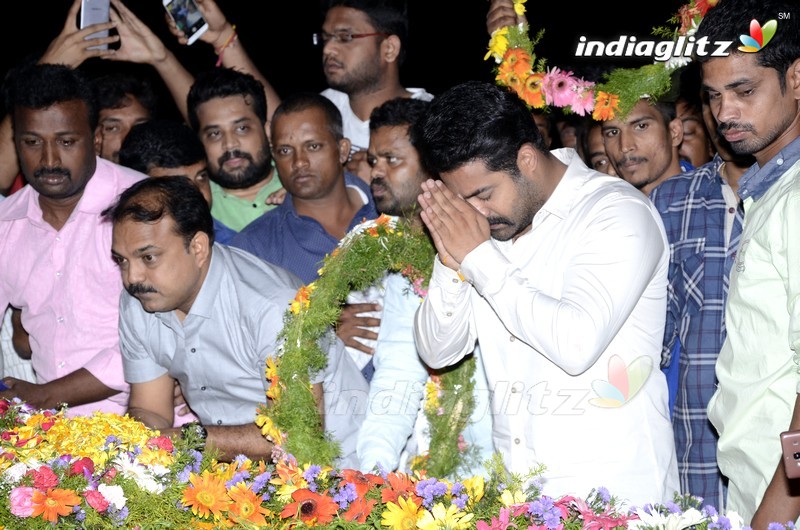 Jr NTR and Koratala Shiva @ Ntr Ghat