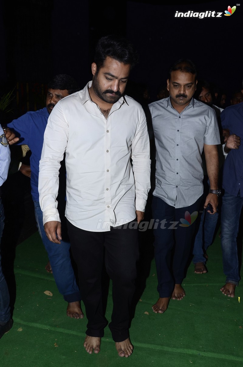 Jr NTR and Koratala Shiva @ Ntr Ghat