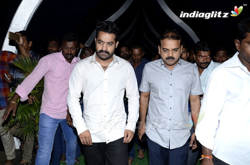 Jr NTR and Koratala Shiva @ Ntr Ghat