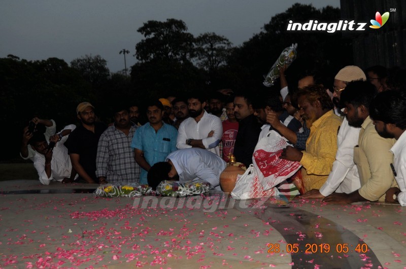 Nandamuri Family Pays Tribute to NTR at NTR Ghat