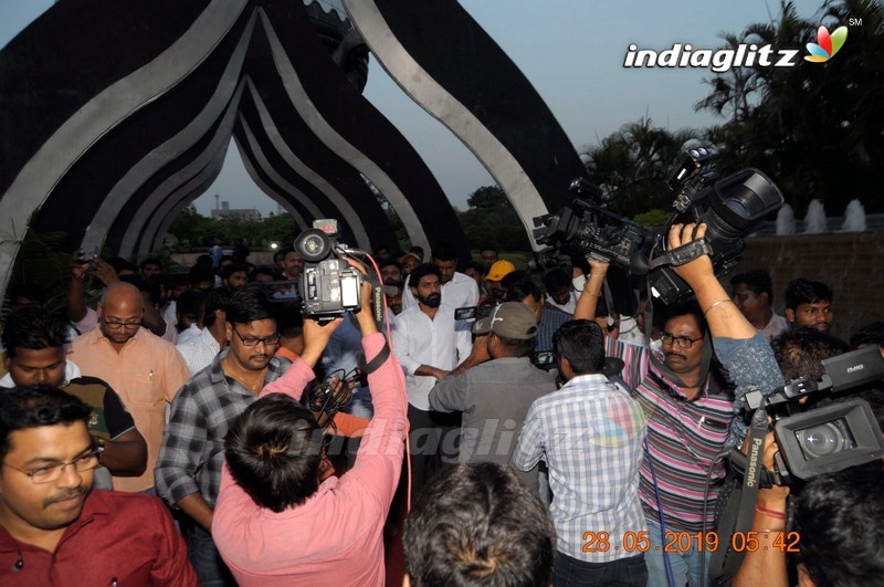 Nandamuri Family Pays Tribute to NTR at NTR Ghat