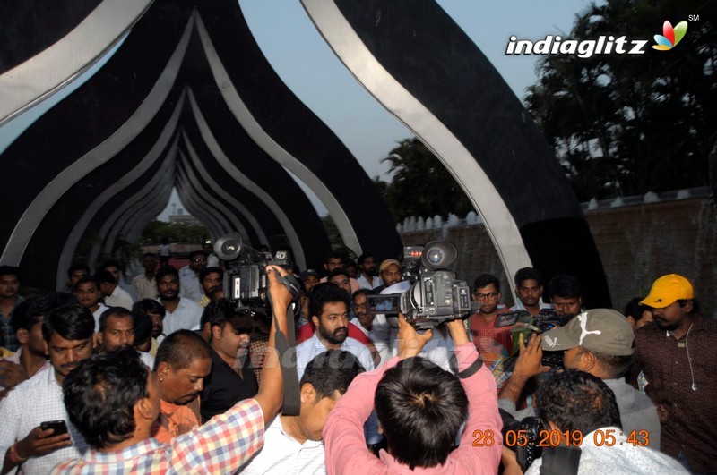 Nandamuri Family Pays Tribute to NTR at NTR Ghat