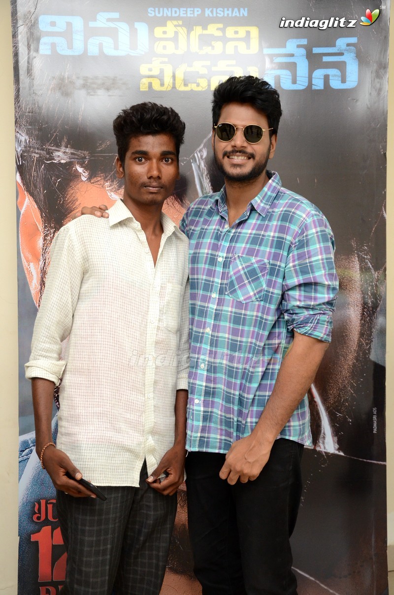 Sundeep Kishan Celebrates 'Ninu Veedani Needanu Nene' Success with his fans