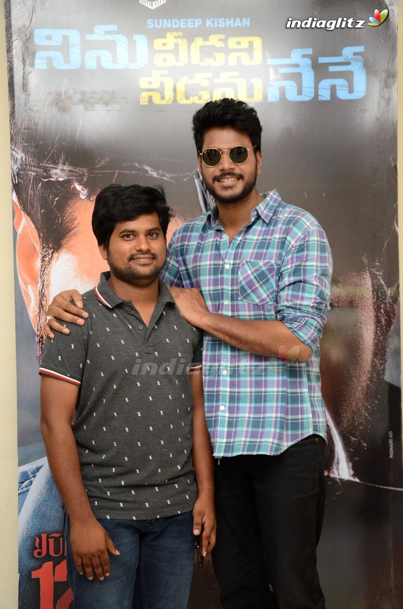 Sundeep Kishan Celebrates 'Ninu Veedani Needanu Nene' Success with his fans