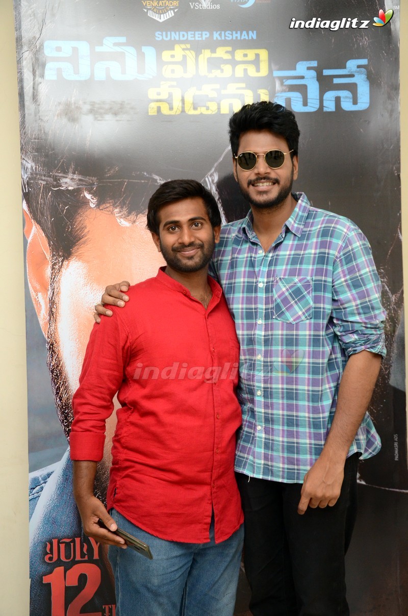 Sundeep Kishan Celebrates 'Ninu Veedani Needanu Nene' Success with his fans