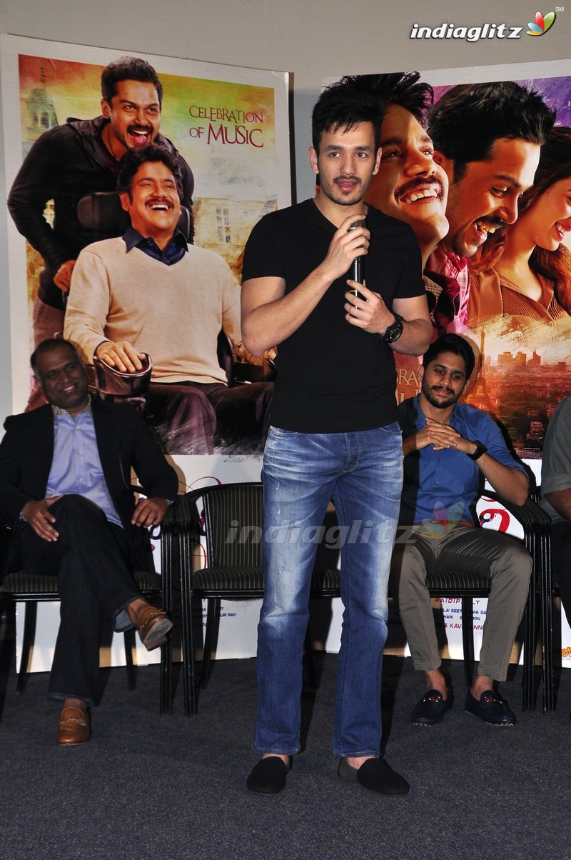 Naga Chaitanya And Akhil Launches 'Oopiri' Trailer