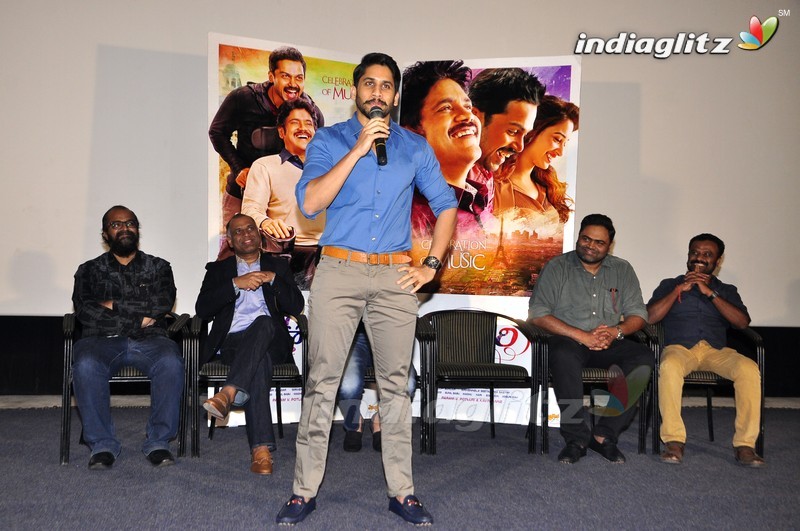 Naga Chaitanya And Akhil Launches 'Oopiri' Trailer