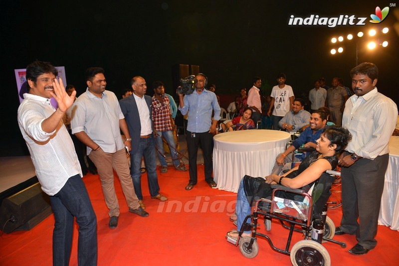 'Oopiri' Team Meets Physically Challenged People