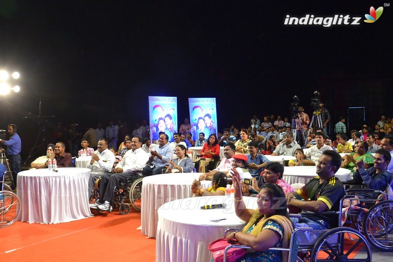 'Oopiri' Team Meets Physically Challenged People