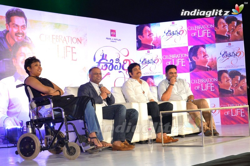 'Oopiri' Team Meets Physically Challenged People