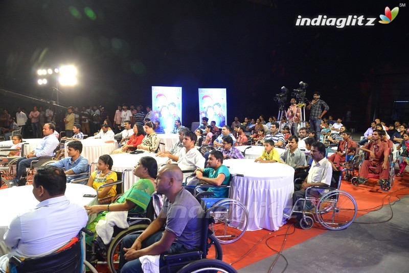 'Oopiri' Team Meets Physically Challenged People