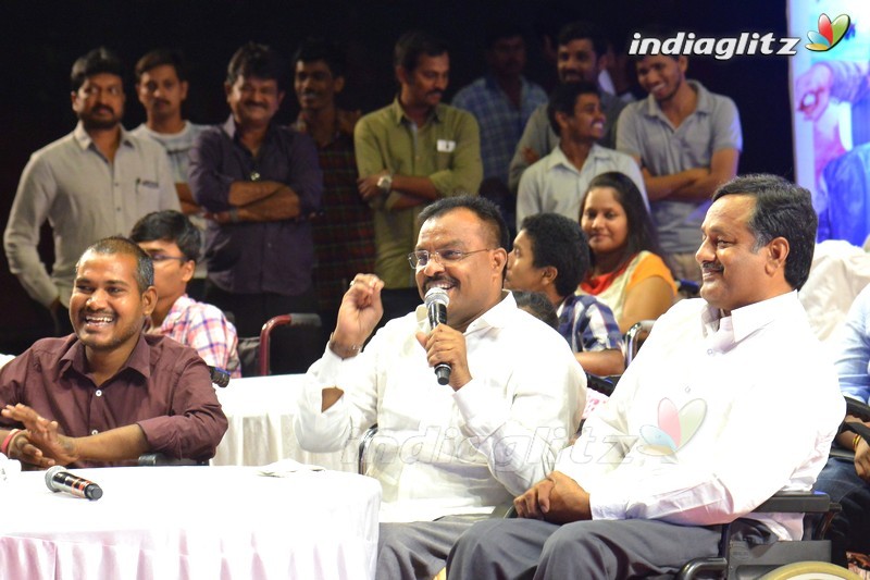 'Oopiri' Team Meets Physically Challenged People