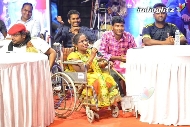 'Oopiri' Team Meets Physically Challenged People