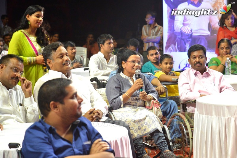 'Oopiri' Team Meets Physically Challenged People