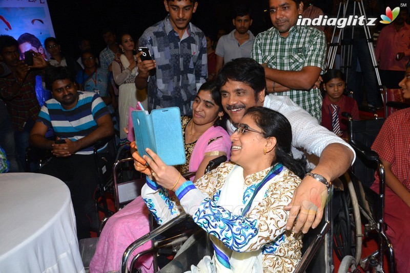 'Oopiri' Team Meets Physically Challenged People