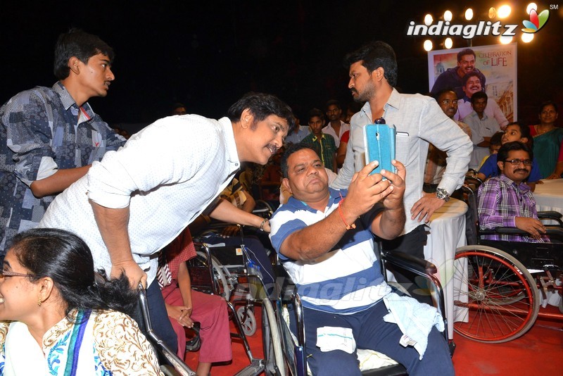 'Oopiri' Team Meets Physically Challenged People