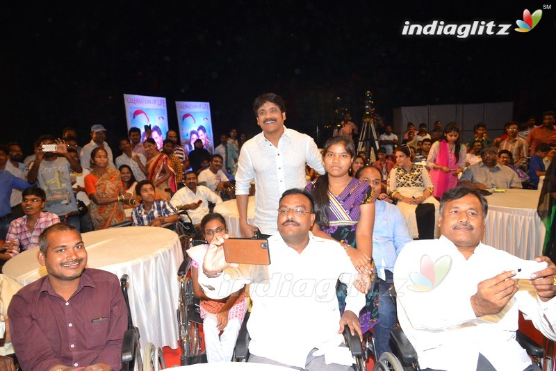 'Oopiri' Team Meets Physically Challenged People