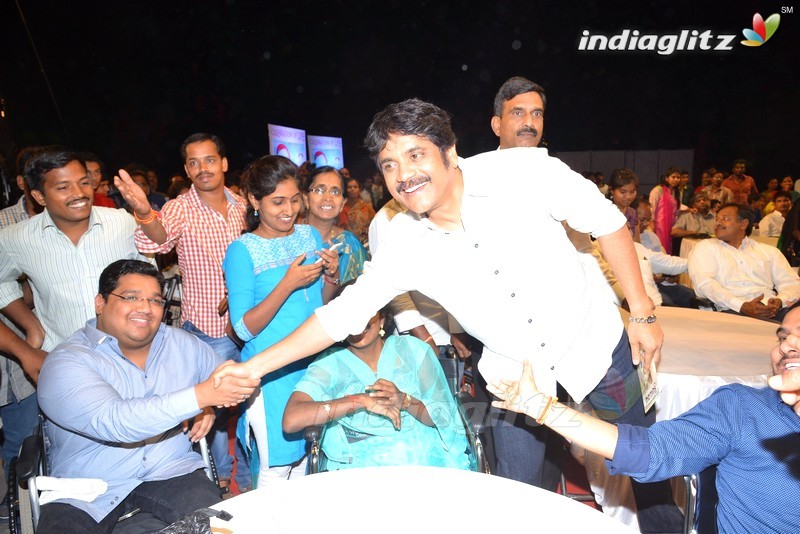 'Oopiri' Team Meets Physically Challenged People