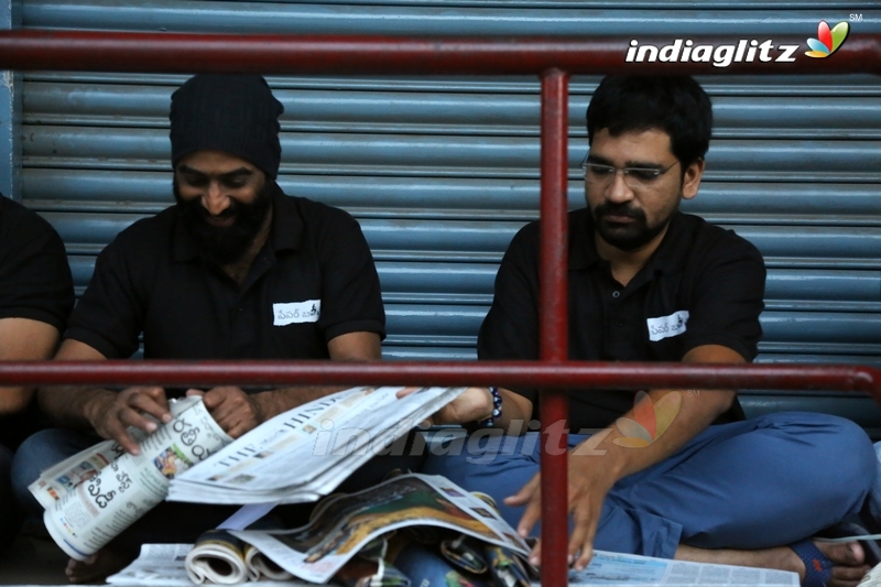 Paper Distribution By Paper Boy Team in Vijayawada & St Mary's College, Guntur