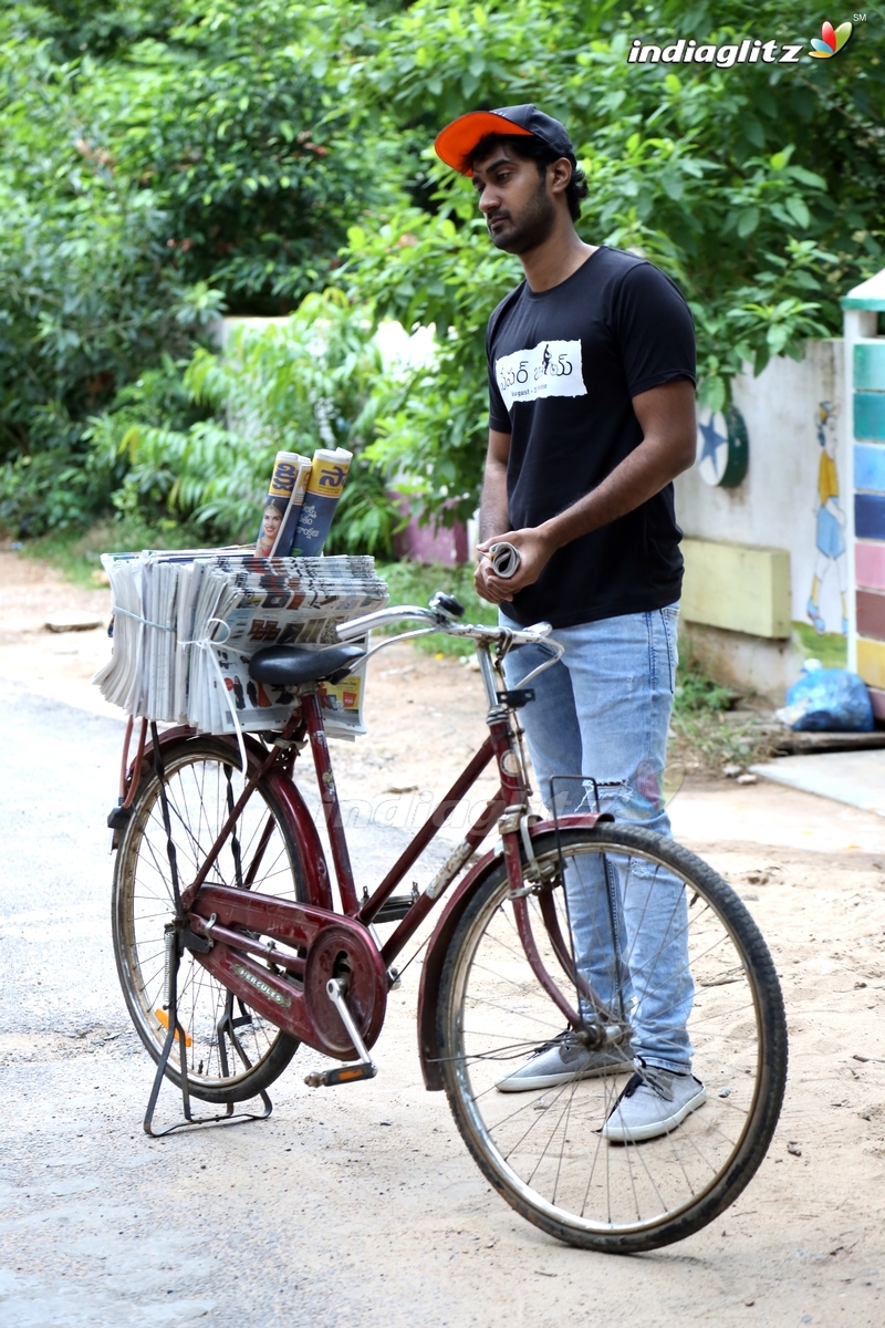 Paper Distribution By Paper Boy Team in Vijayawada & St Mary's College, Guntur