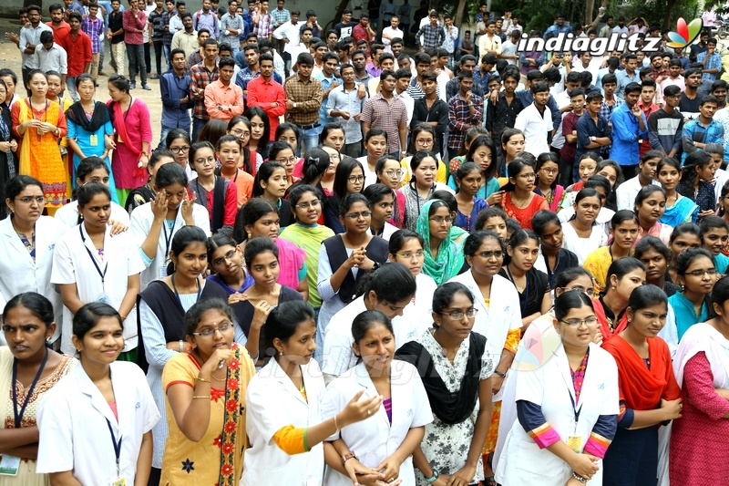 Paper Distribution By Paper Boy Team in Vijayawada & St Mary's College, Guntur