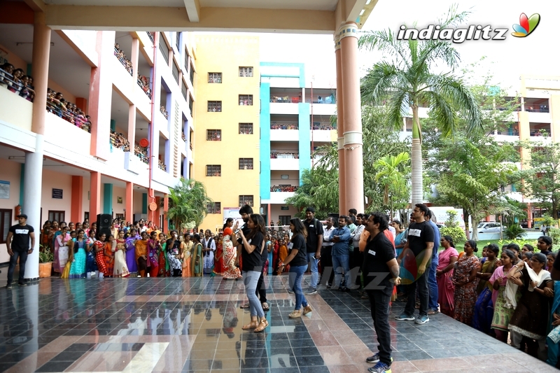 Paper Distribution By Paper Boy Team in Vijayawada & St Mary's College, Guntur