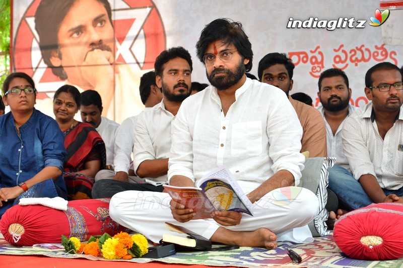 Janasena Hunger Strike In Support Of Uddanam Kidney Patients