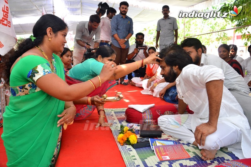 Janasena Hunger Strike In Support Of Uddanam Kidney Patients