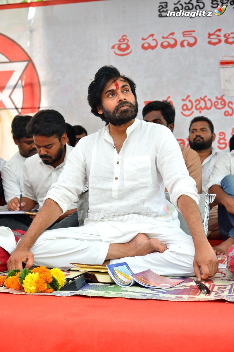 Janasena Hunger Strike In Support Of Uddanam Kidney Patients