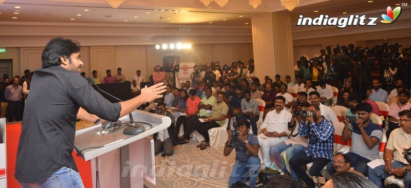 Pawan Kalyan Press Meet @ Chennai