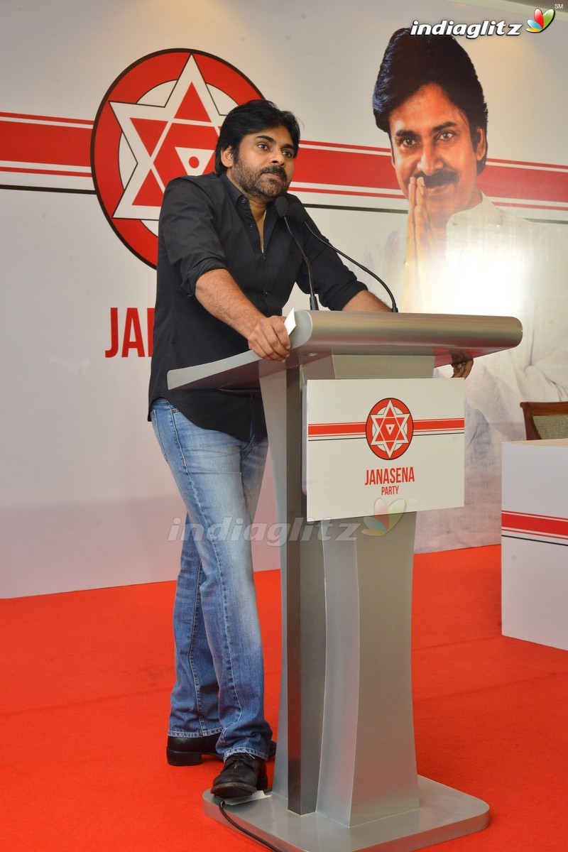 Pawan Kalyan Press Meet @ Chennai