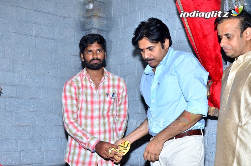 Pawan Kalyan @ Andhra Prabha Ganesh Pooja