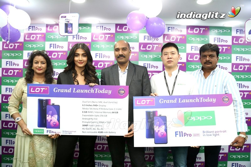 Pooja Hegde Launches Oppo F11 Pro Mobile