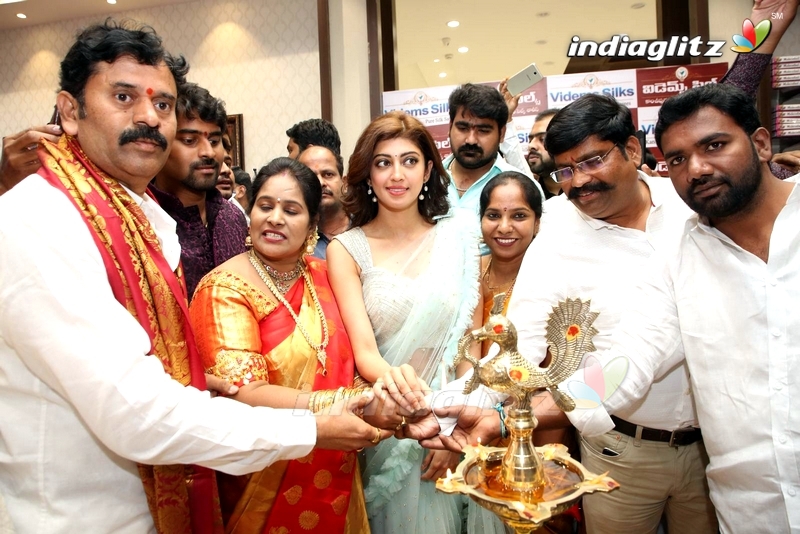 Pranitha Subhash Inaugurates Videms Silks Showroom at Vanasthalipuram