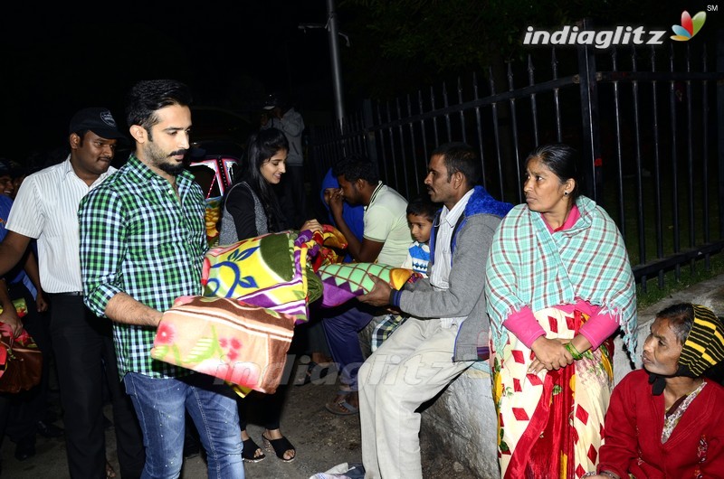 Idhi Maa Premakatha Team @ Prasads IMAX Employees Blankets Donation