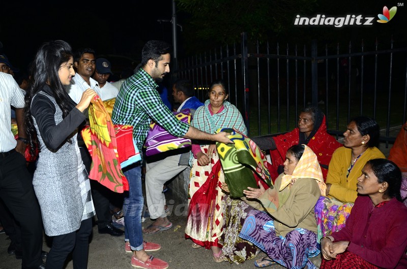 Idhi Maa Premakatha Team @ Prasads IMAX Employees Blankets Donation